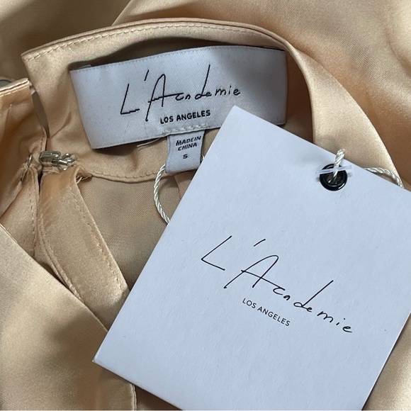 L’Academie Set Chantal Pant & The Joli Crop Top in Ivory Cream Size Small - Picture 6 of 8